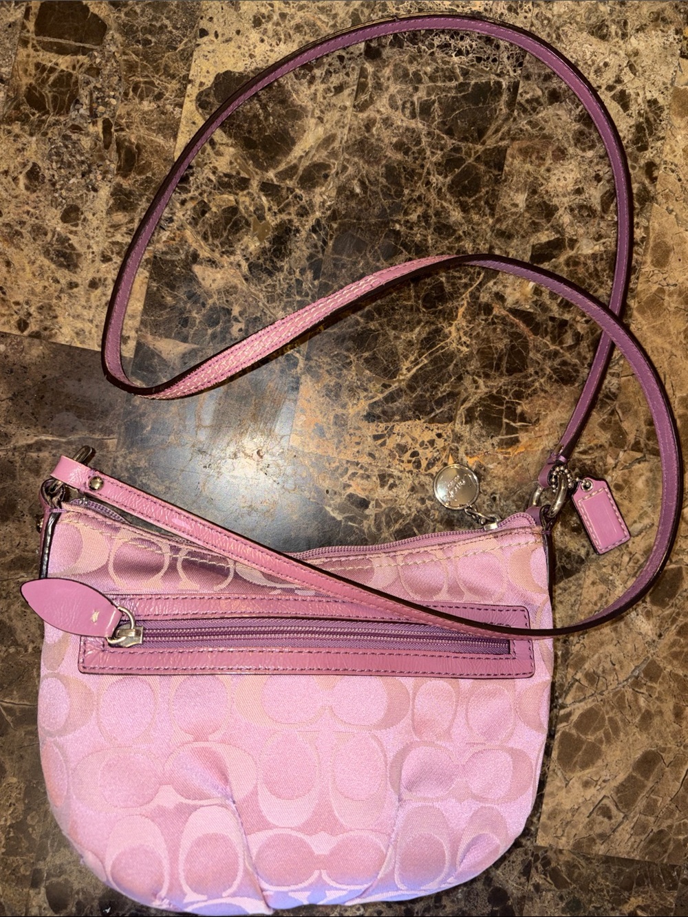 Coach Signature Crossbody Purse - Picture 5 of 14